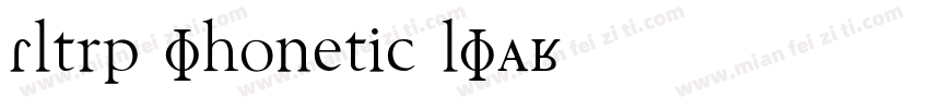 Fltrp Phonetic lPA字体转换